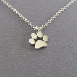 Cute Cat Paw Print Necklace