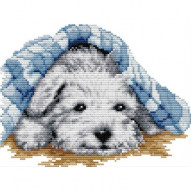 Lovely Small Dog – Counted Or Stamped Cross Stitch Kit